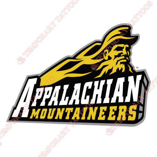 Appalachian St. Mountaineers 2004 Primary Customize Temporary Tattoos Stickers NO.3721